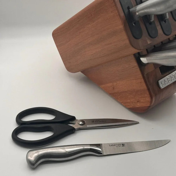 Sabatier Stainless Steel  Knife Block‎ Set with Edgekeeper, 13-pc - Picture 4 of 4